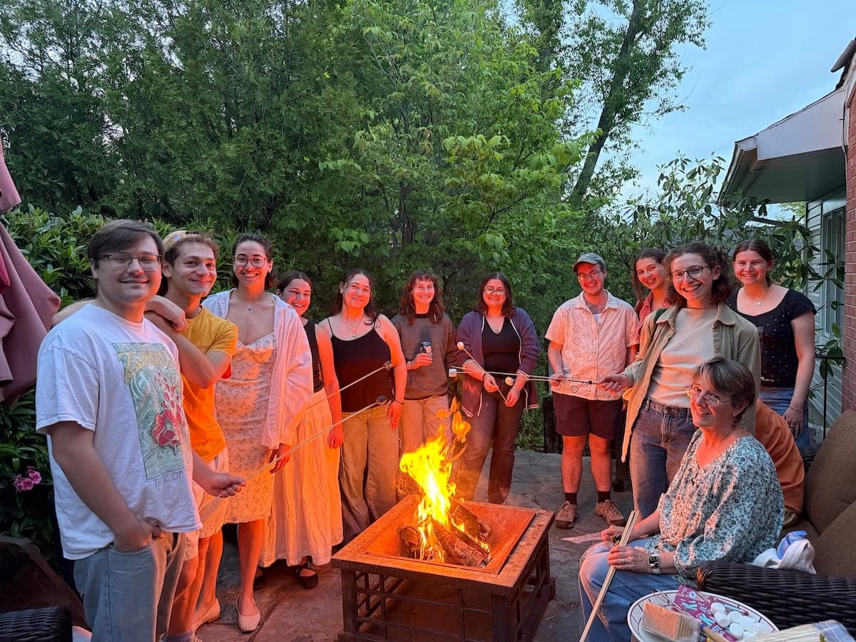 2025-2026 Avodah DC Service Corps Members celebrate Lag B'Omer